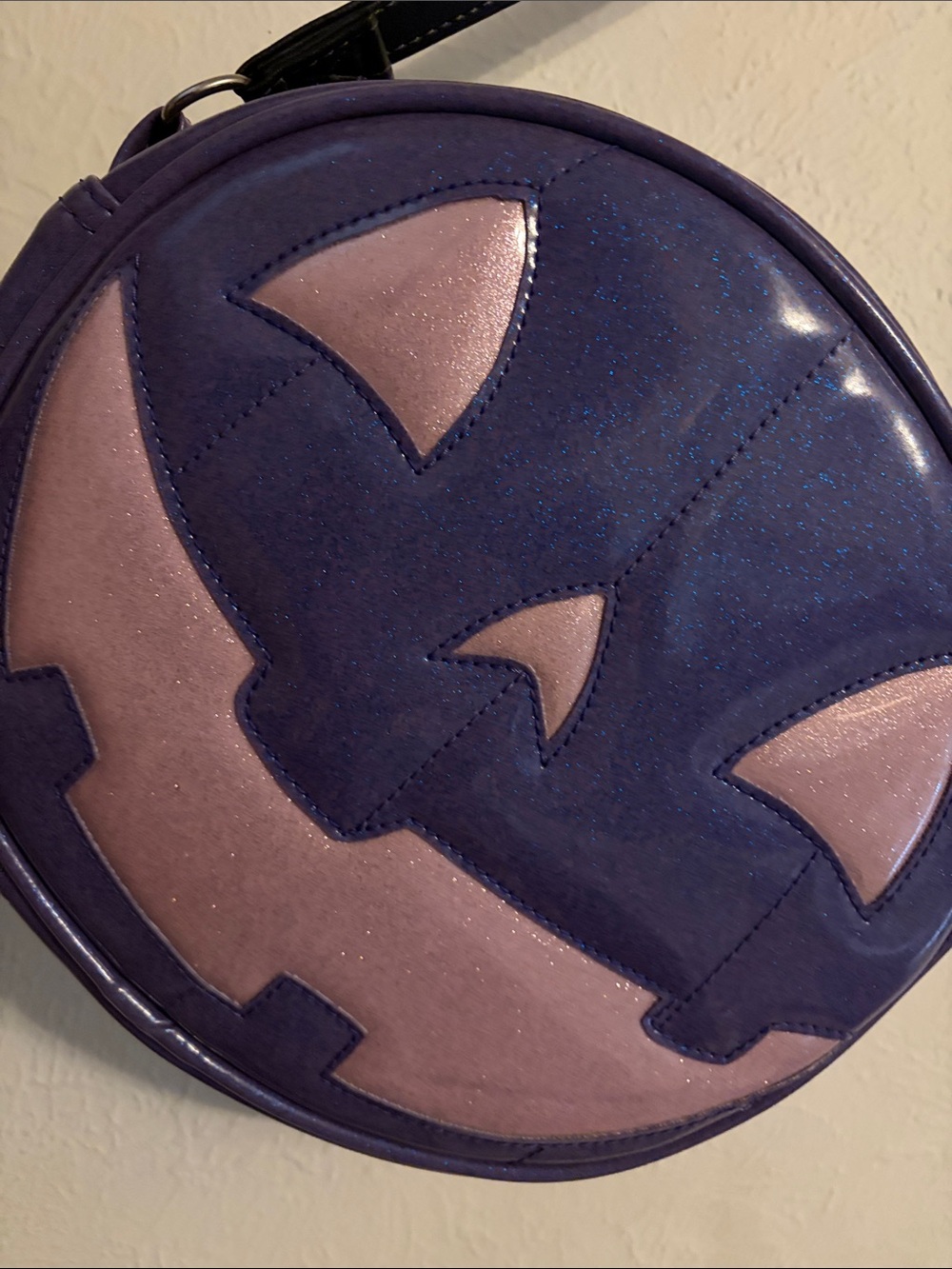 Love Pain and Stitches Pumpkin Crossbody Bag